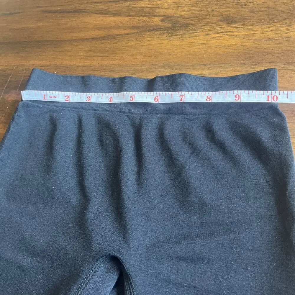 Melerio Womens Slip Shorts No Show Seams Black Sz Small - Picture 7 of 8